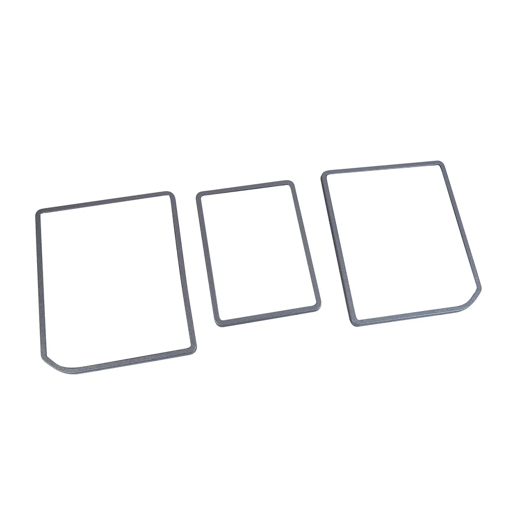C3 1968-1979 Corvette Rear Compartment Unit Door Frames - 3-Piece
