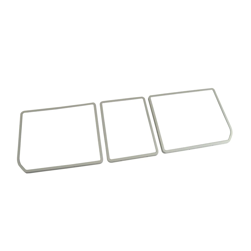C3 1968-1979 Corvette Rear Compartment Unit Door Frames - 3-Piece