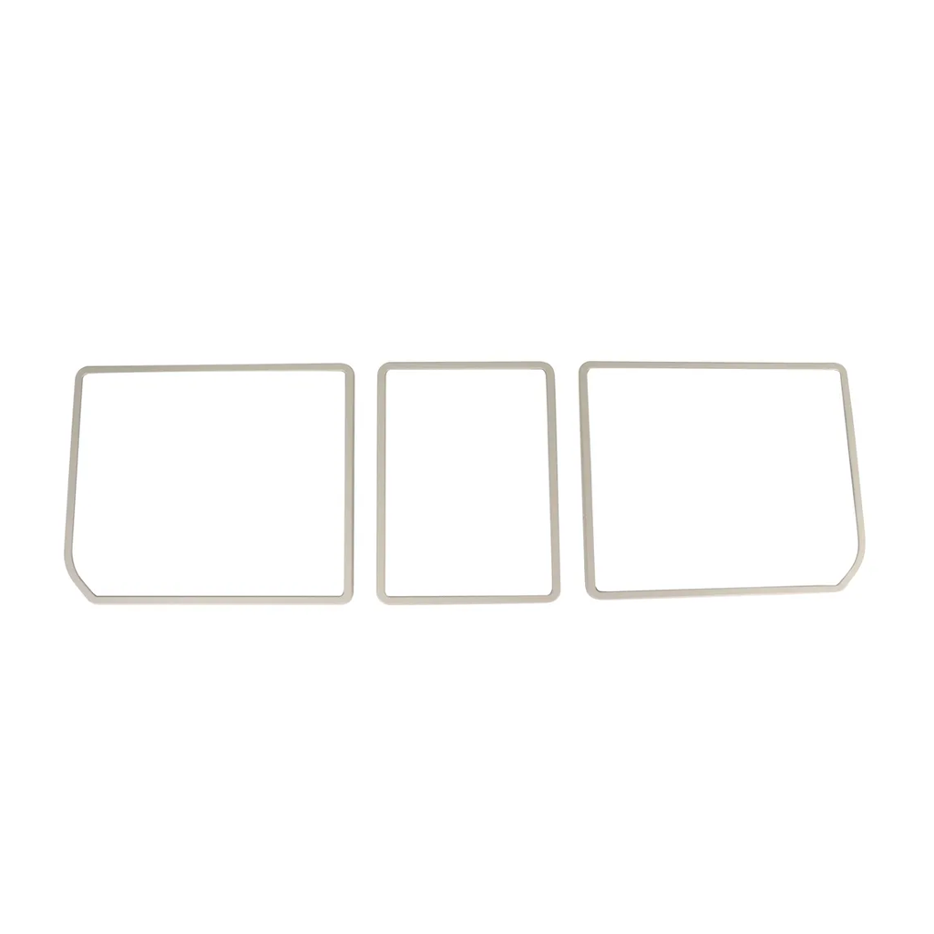C3 1968-1979 Corvette Rear Compartment Unit Door Frames - 3-Piece