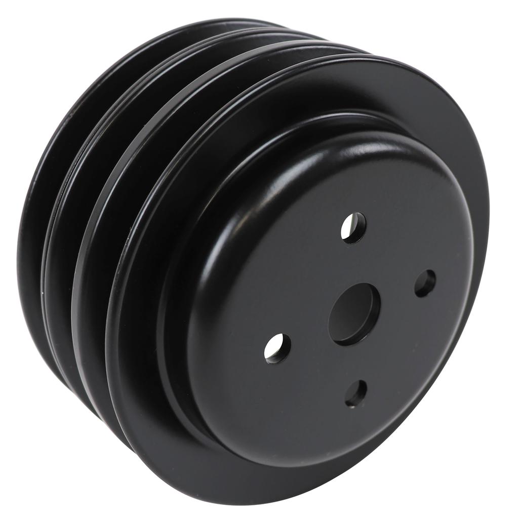 C3 1971-1974 Corvette Water Pump Pulley 3 Groove, Aluminum, Replacement Style
