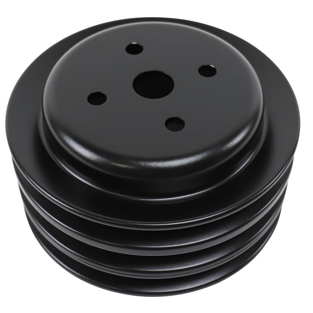 C3 1971-1974 Corvette Water Pump Pulley 3 Groove, Aluminum, Replacement Style