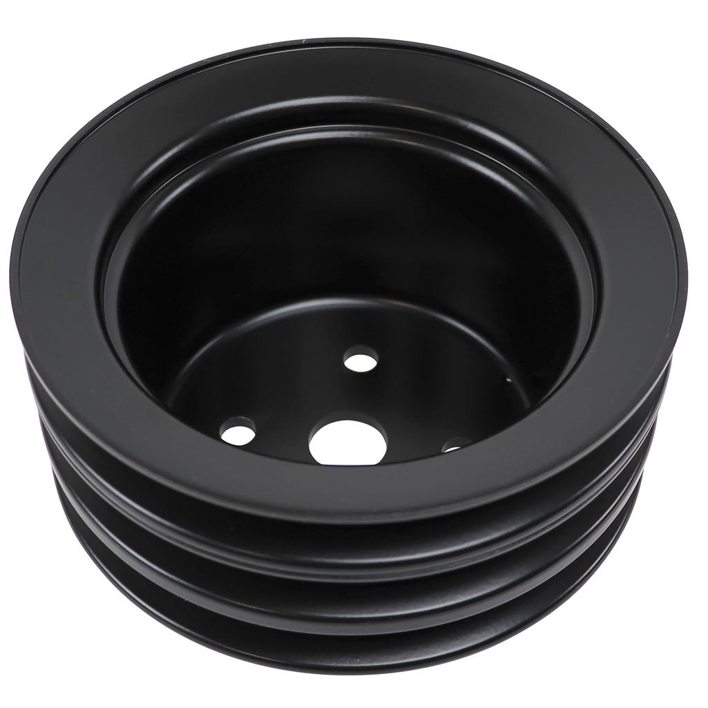 C3 1971-1974 Corvette Water Pump Pulley 3 Groove, Aluminum, Replacement Style
