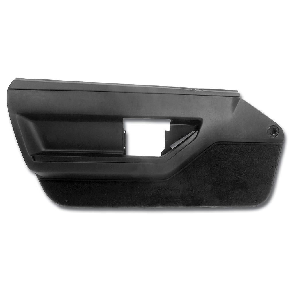 C4 1984-1988 Corvette Interior Package - Mounted Standard Leather Seats - Black W/Solid Inserts