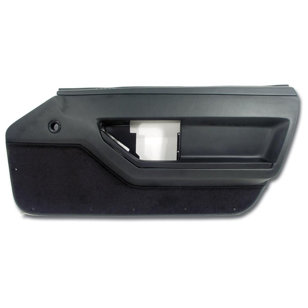 C4 1984-1988 Corvette Interior Package - Mounted Standard Leather Seats - Black W/Solid Inserts