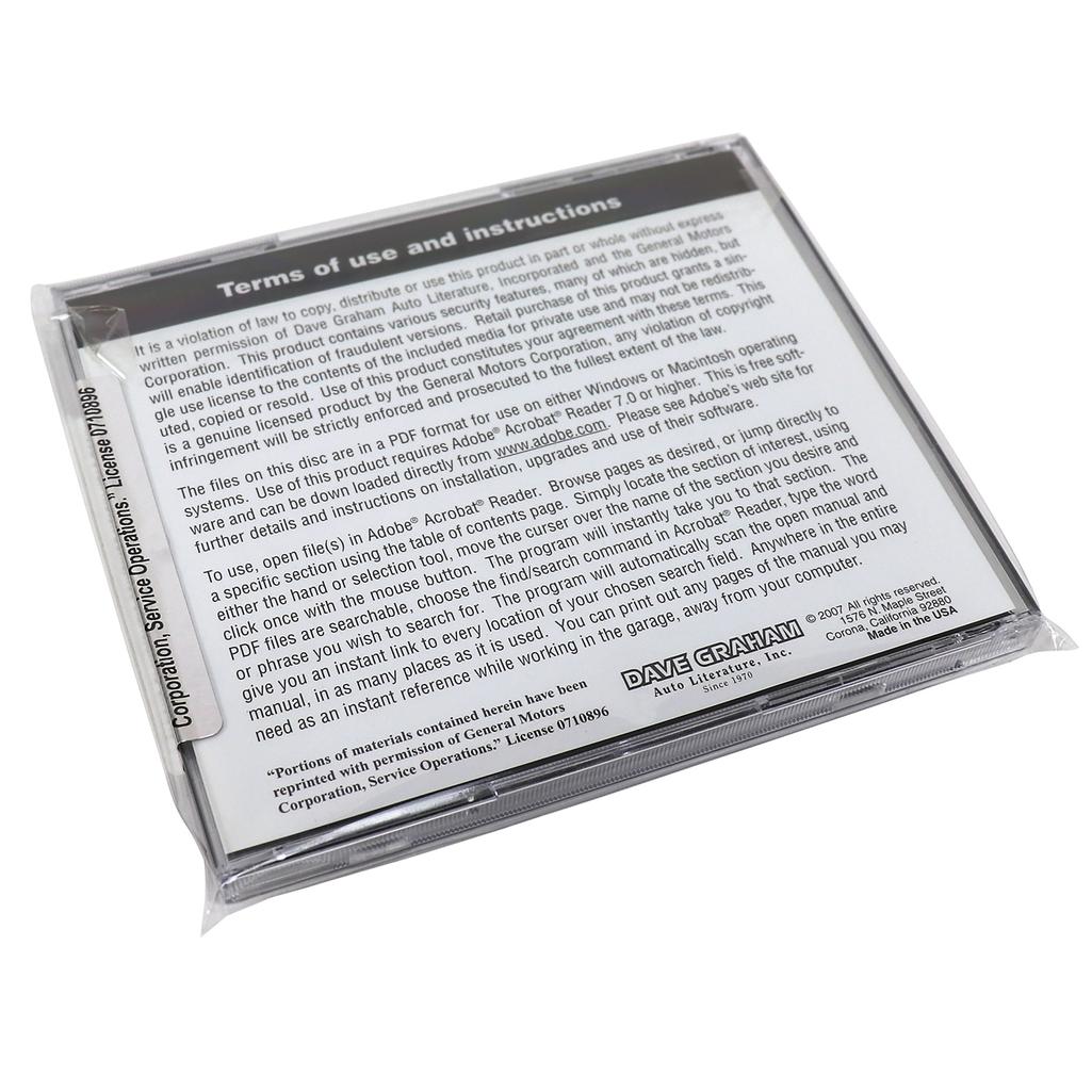 C1 1953-1957 Corvette Assembly Manual CD - Corvette