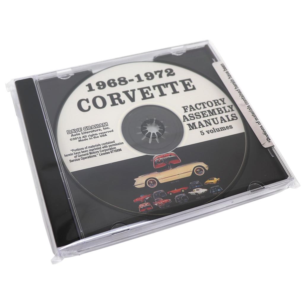 C3 1968-1972 Corvette Assembly Manual CD - Corvette