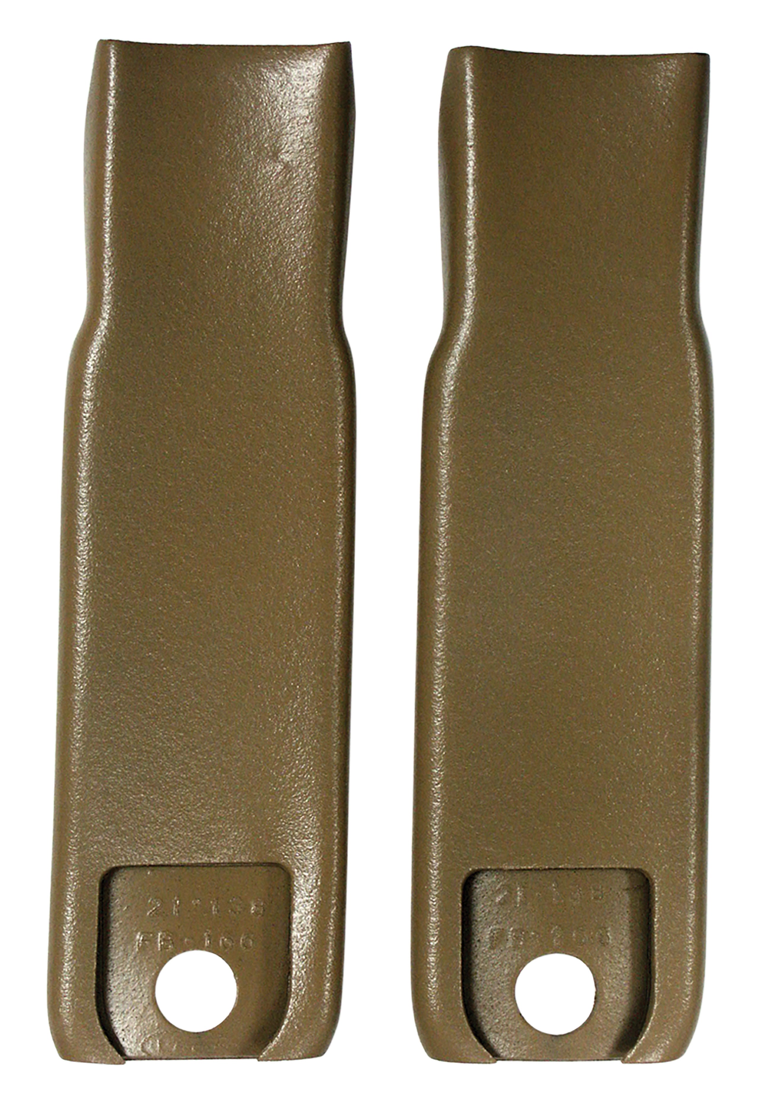C3 1970-1972 Corvette Seat Belt Inner Sleeve Kit - Dark Saddle