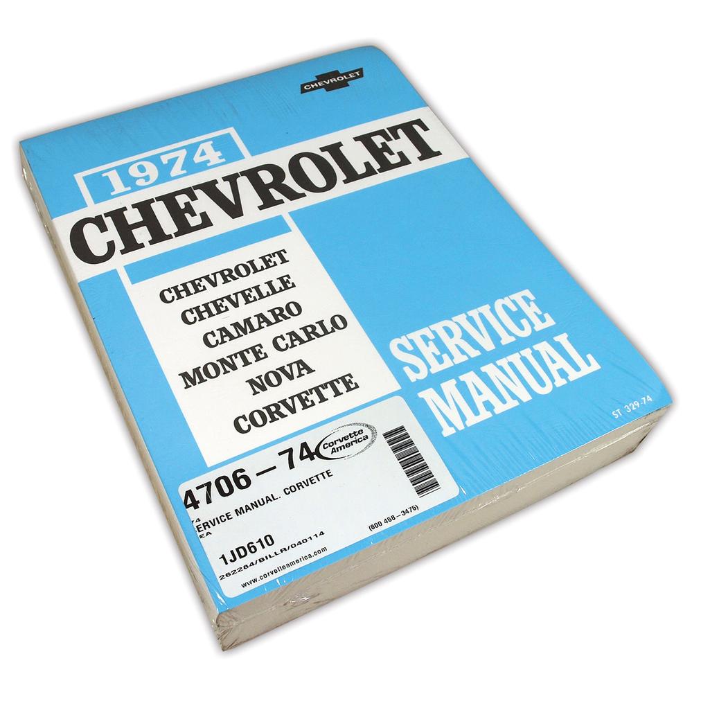 C3 1974 Corvette Service Manual, Corvette