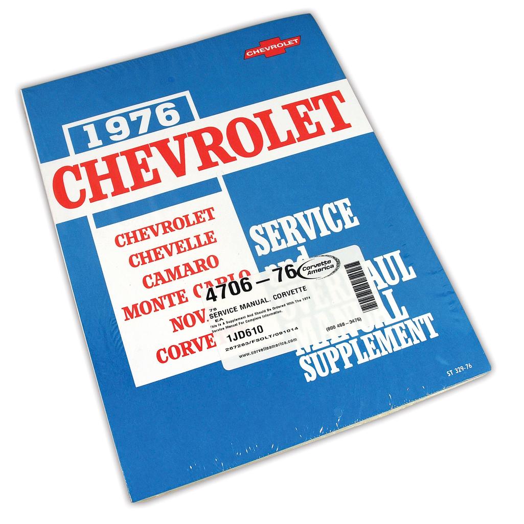 C3 1976 Corvette Service Manual, Corvette