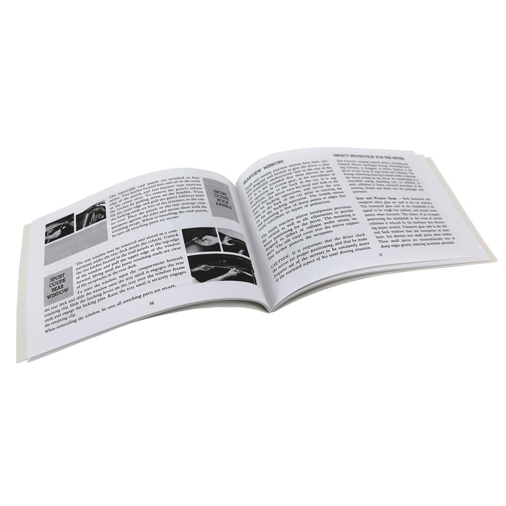 C3 1968 Corvette Owners Manual, Corvette