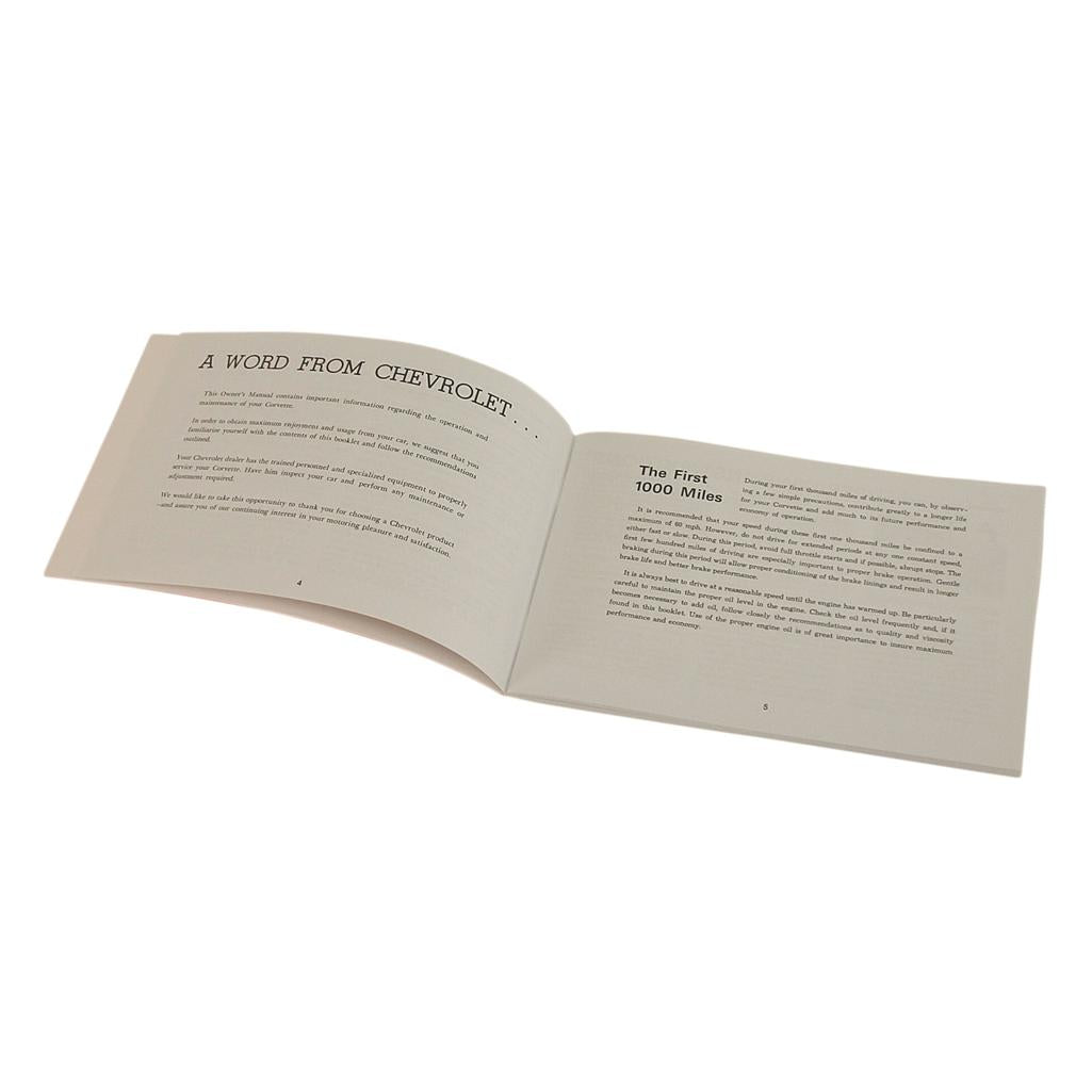 C3 1970 Corvette Owners Manual, Corvette