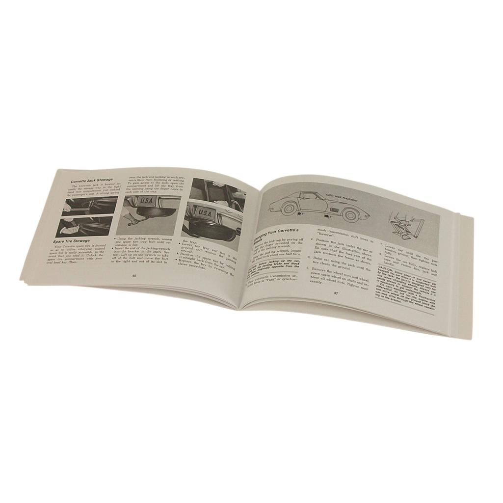 C3 1970 Corvette Owners Manual, Corvette