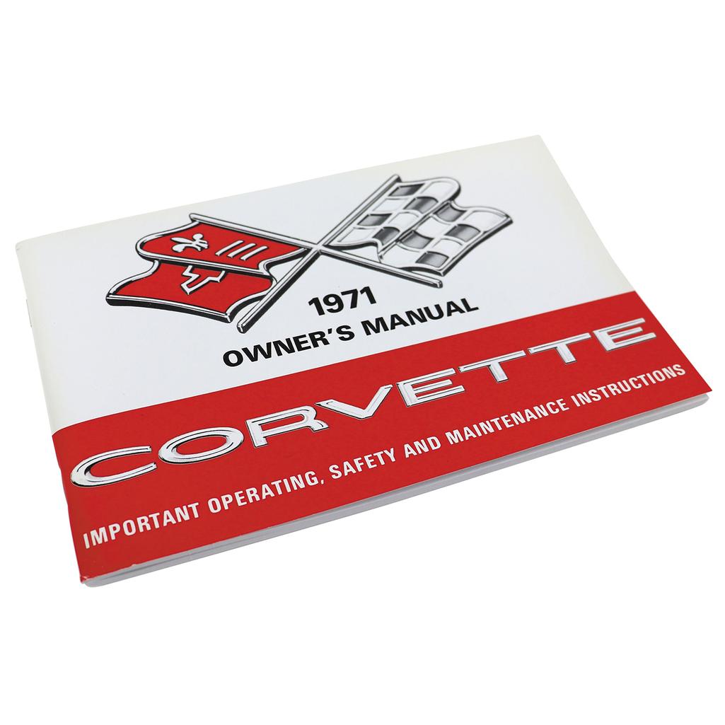 C3 1971 Corvette Owners Manual, Corvette