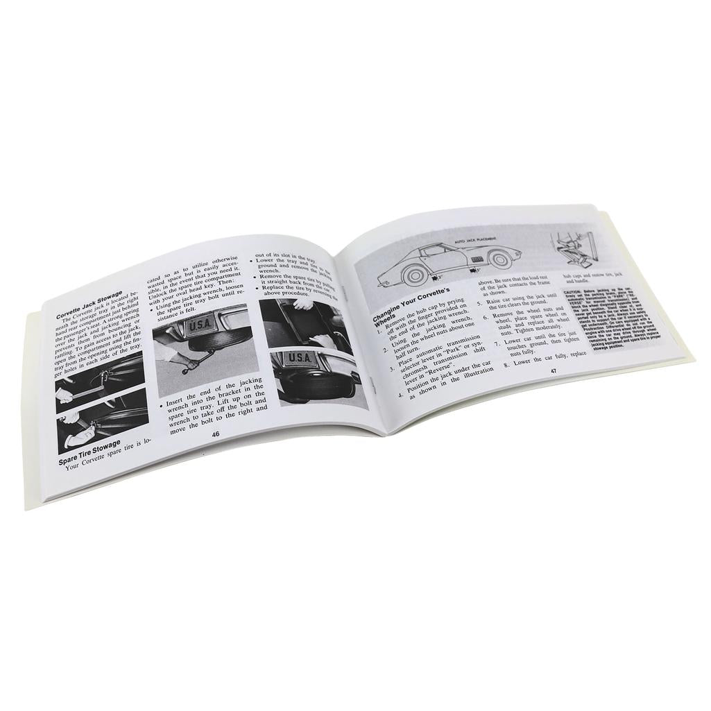 C3 1971 Corvette Owners Manual, Corvette