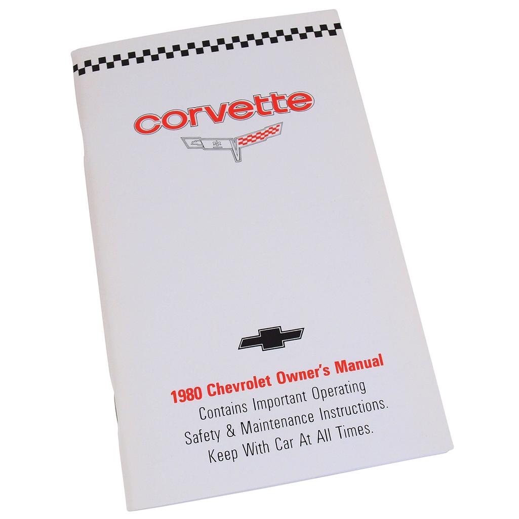 C3 1980 Corvette Owners Manual, Corvette