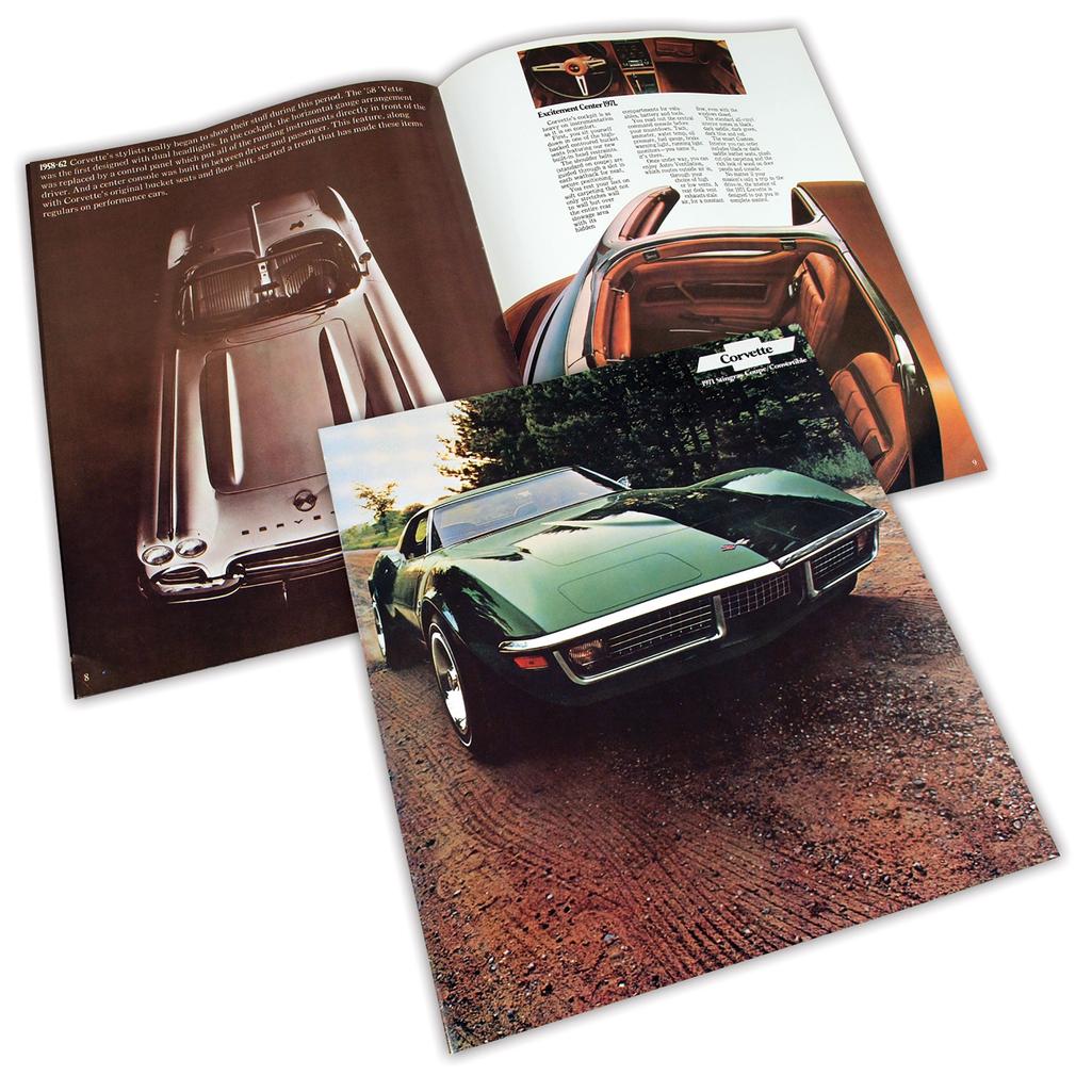 C3 1971 Corvette Sales Brochure, Corvette