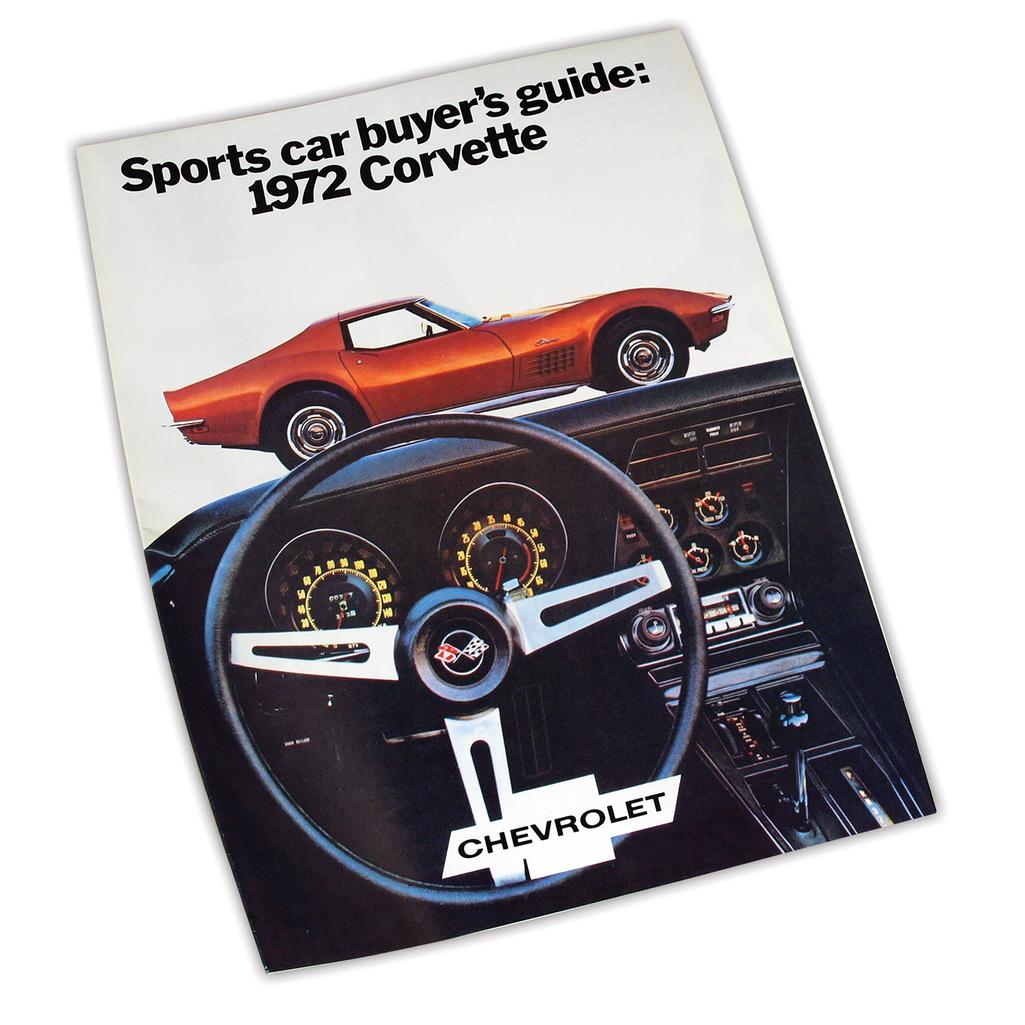 C3 1972 Corvette Sales Brochure, Corvette