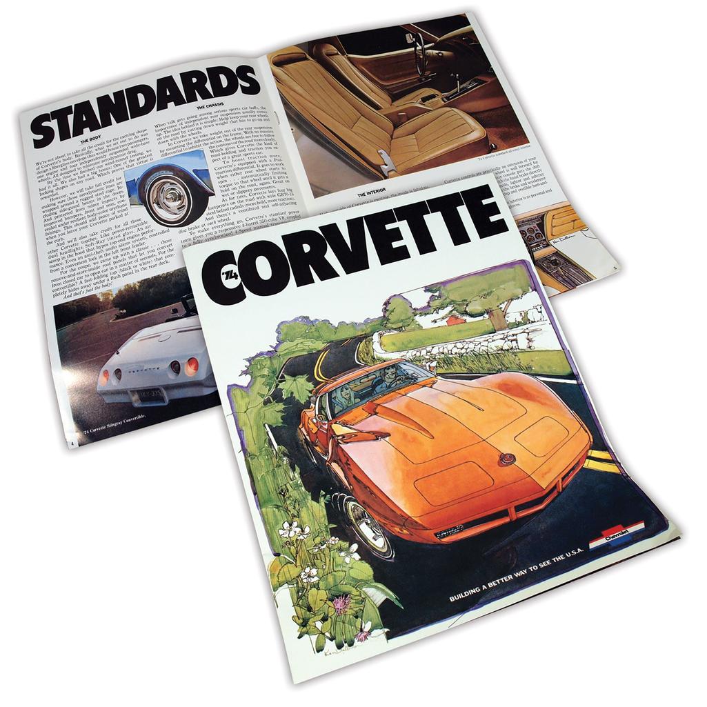 C3 1974 Corvette Sales Brochure, Corvette