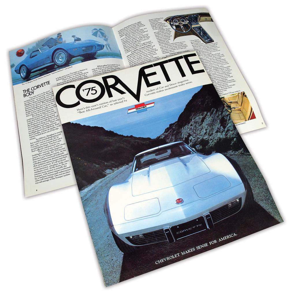 C3 1975 Corvette Sales Brochure, Corvette