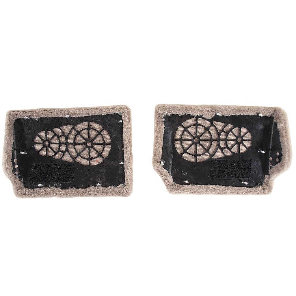 C4 1990-1991 Corvette Front Speaker Cover Assembly - Gray Cut Pile detail