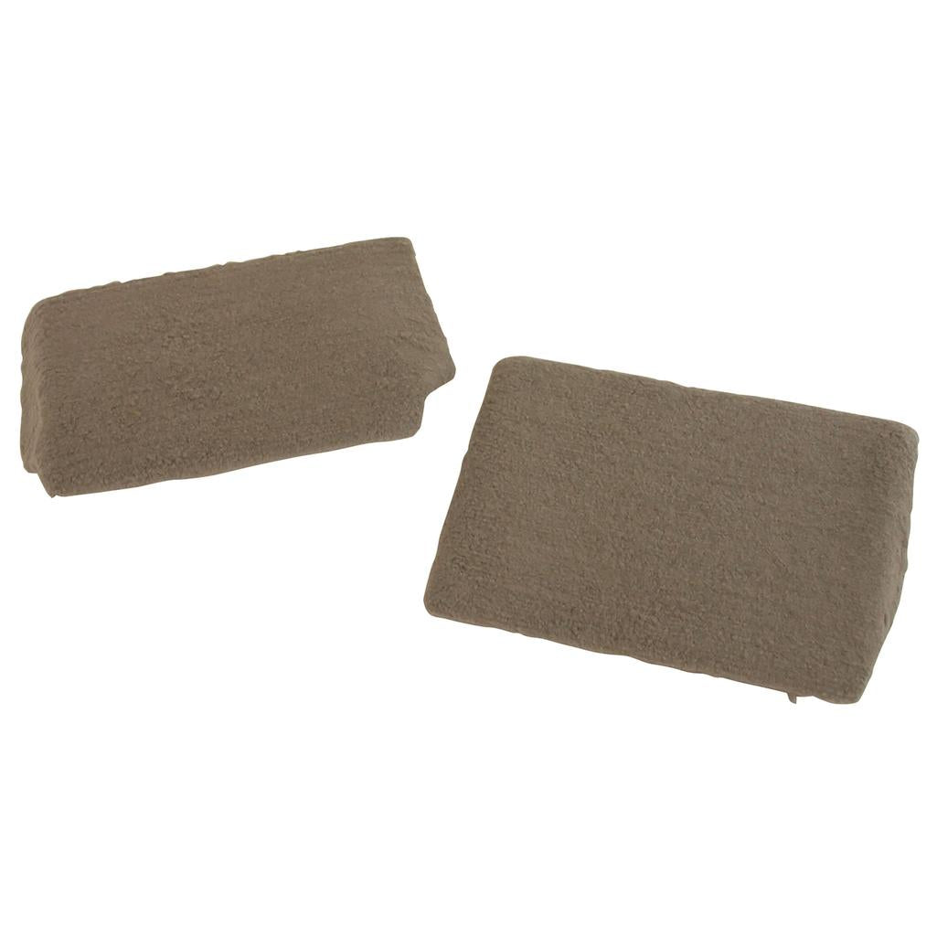 C4 1992-1993 Corvette Front Speaker Cover Assembly - Gray Cut Pile