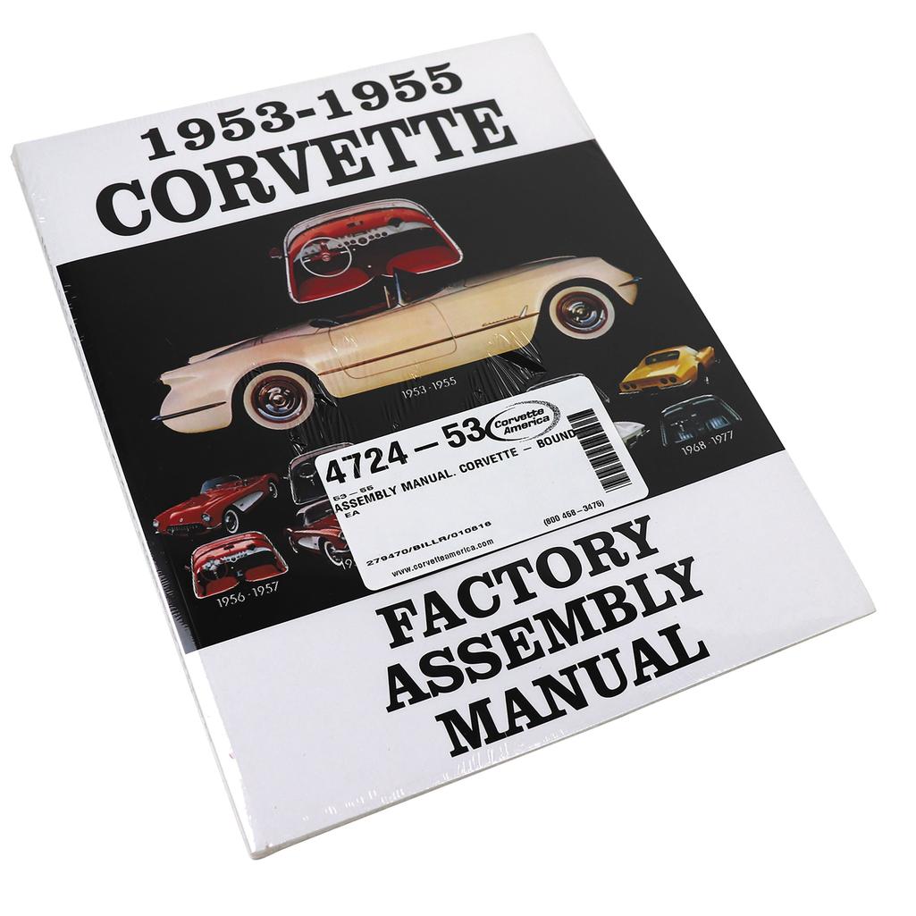 C1 1953-1955 Corvette Assembly Manual, Corvette - Bound