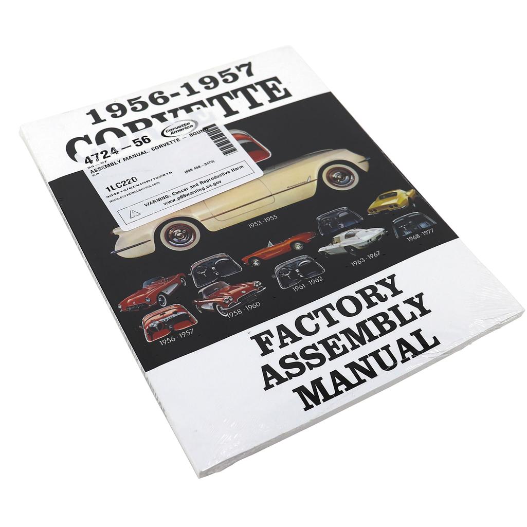 C1 1956-1957 Corvette Assembly Manual, Corvette - Bound