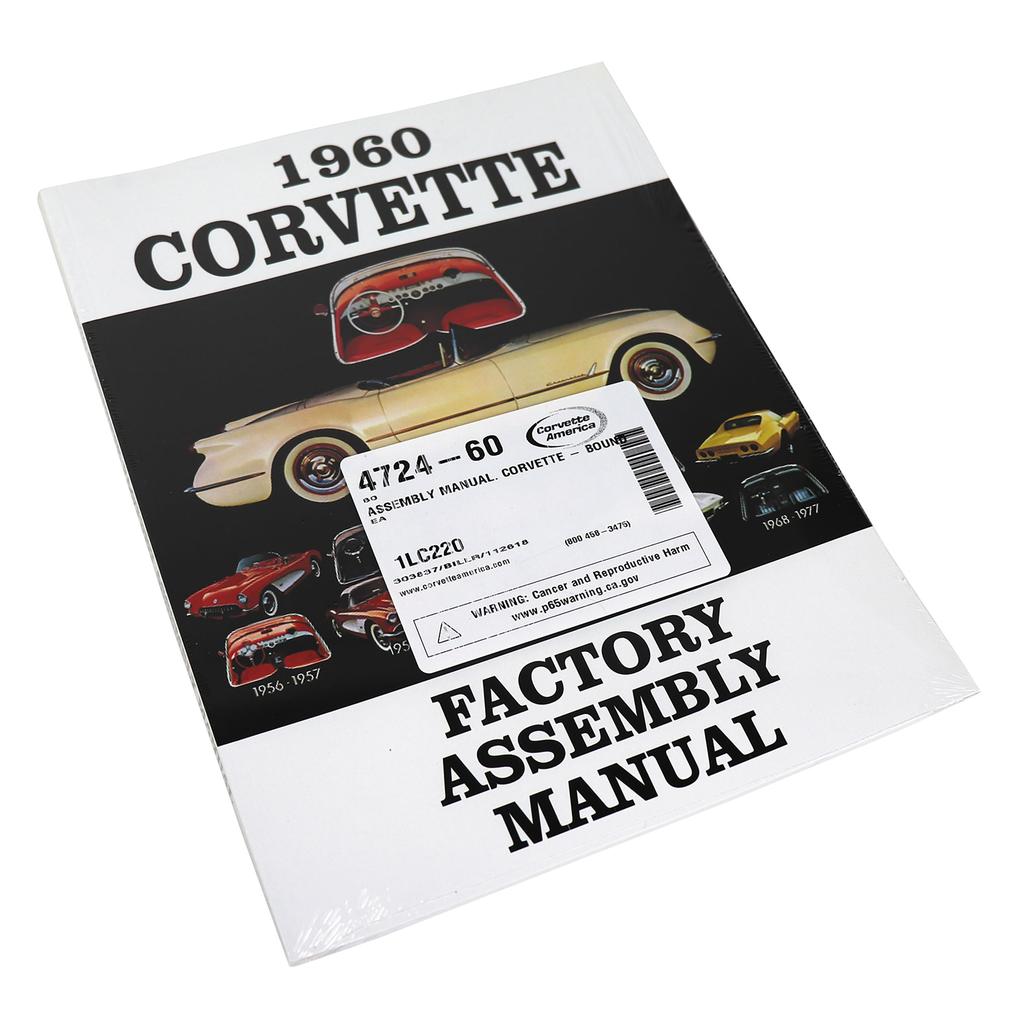 C1 1960 Corvette Assembly Manual, Corvette - Bound