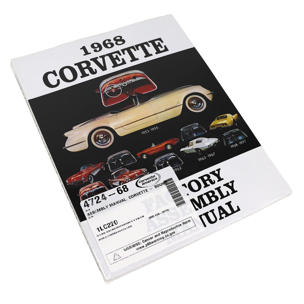 C3 1968 Corvette Assembly Manual, Corvette - Bound