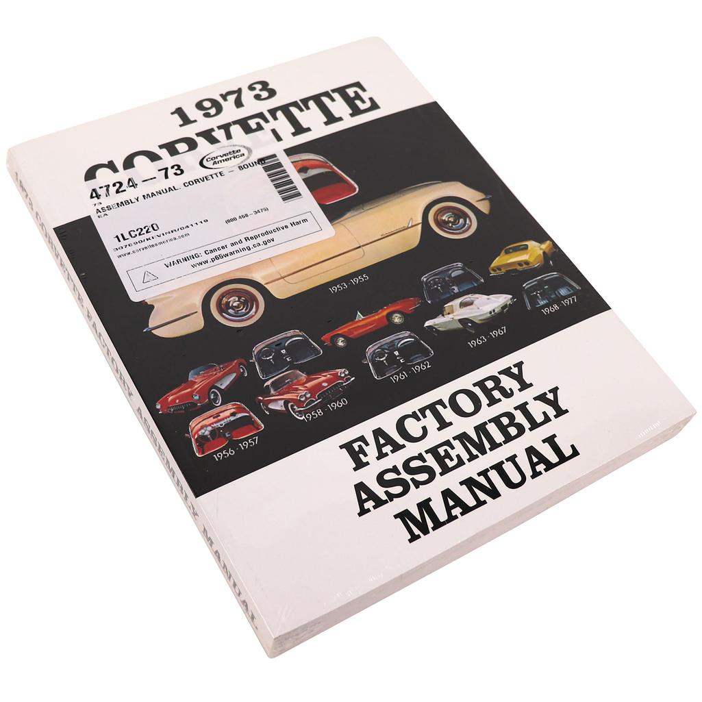 C3 1973 Corvette Assembly Manual, Corvette - Bound