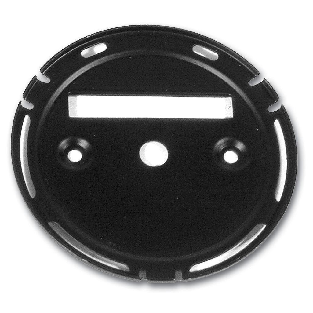 C1 1953-1958 Corvette Tachometer Face Backplate