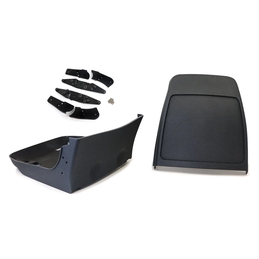 C3 1978-1982 Corvette Hydro Carbon Seat Frame & Hinge Car Set - Matte