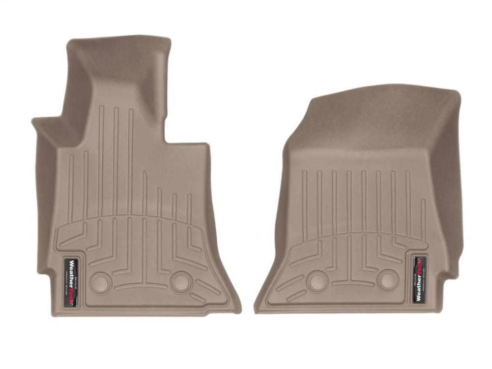 WeatherTech DigitalFit FloorLiner for Chevrolet Corvette Front Passenger Side in Tan, Part #455891