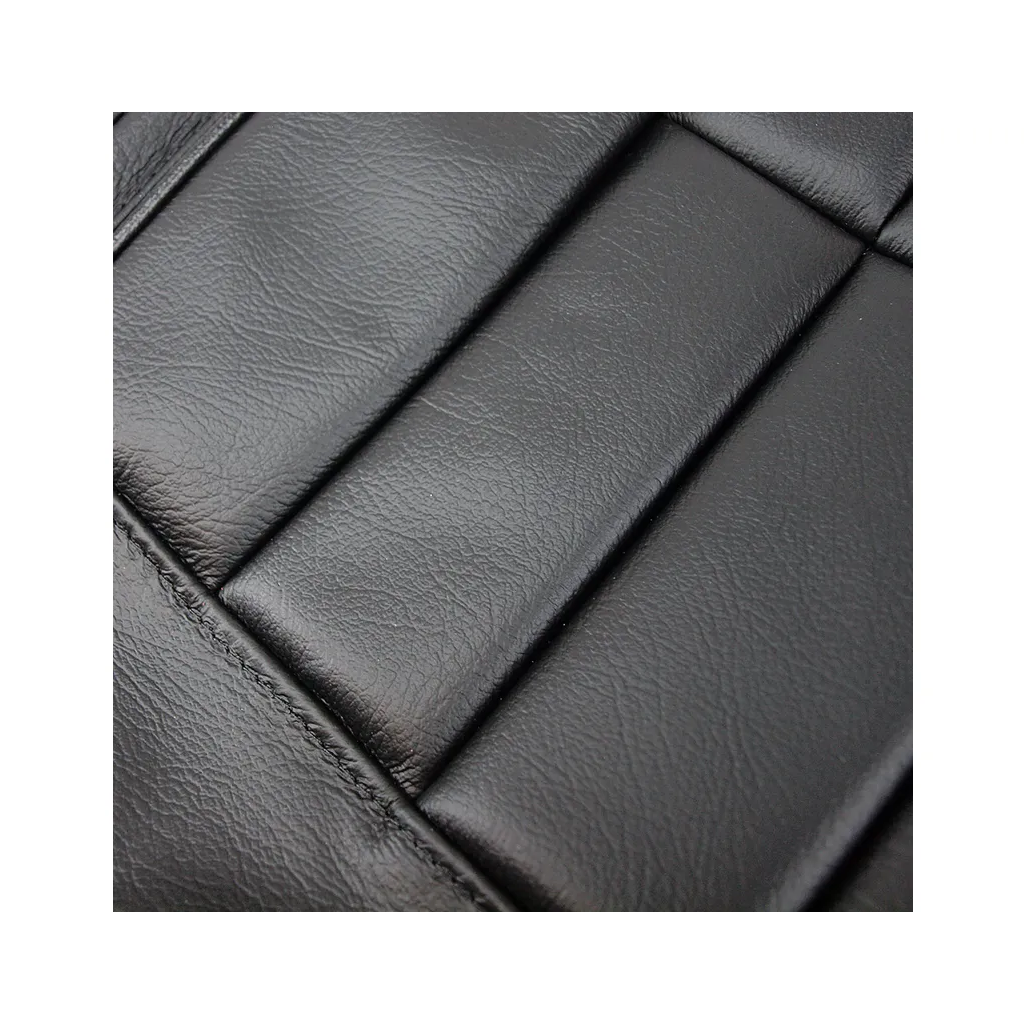 C3 1969 Corvette Driver Leather Seat Covers - Black - Pair
