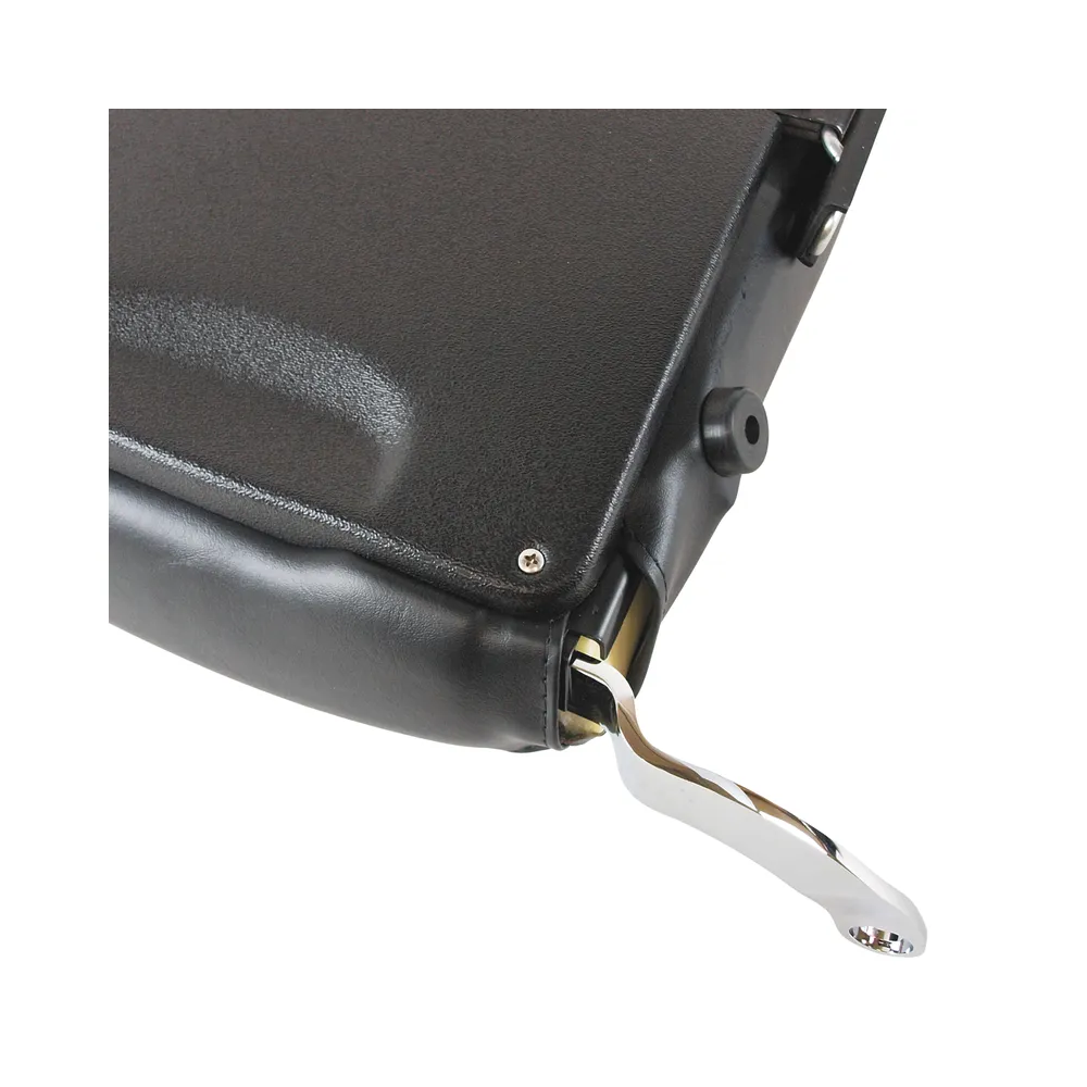 C3 1976-1978 Corvette Mounted Seats - Driver Series - Black Leather Vinyl