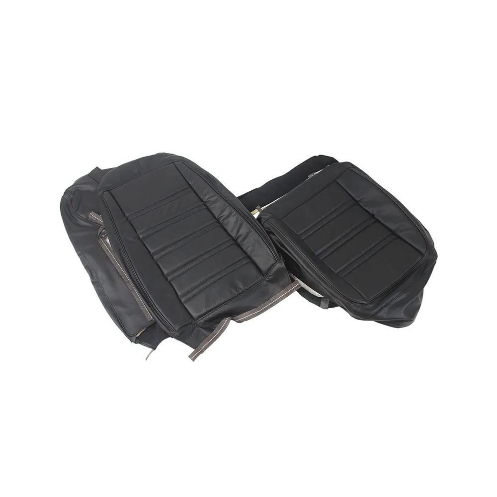 C3 1976-1978 Corvette Seat Covers - Driver Series - Black 100% Leather