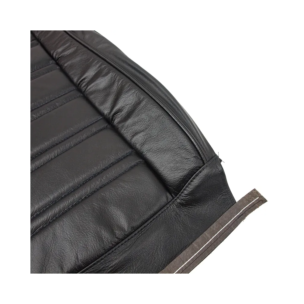 C3 1976-1978 Corvette Seat Covers - Driver Series - Black 100% Leather