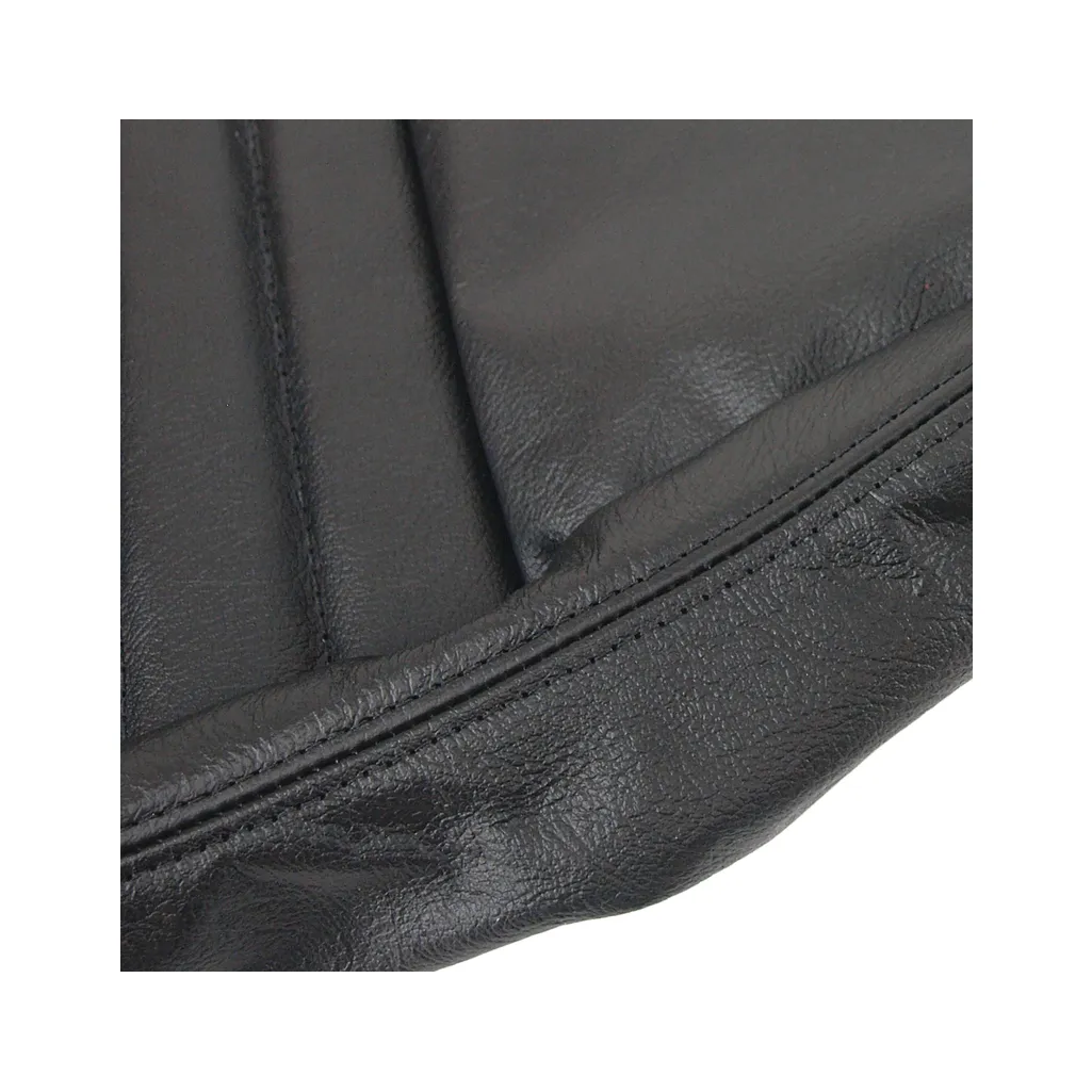 C3 1979-1982 Corvette Driver Leather Seat Covers 100% Leather Black - 2-Inch Bolster