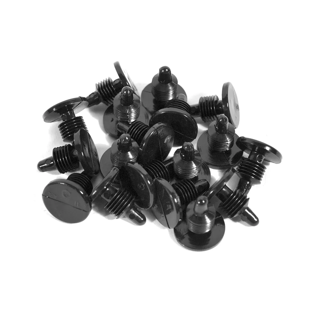 C3 1968-1982 Corvette A-Arm Shield Push-in Fastener Kit - 18Pc