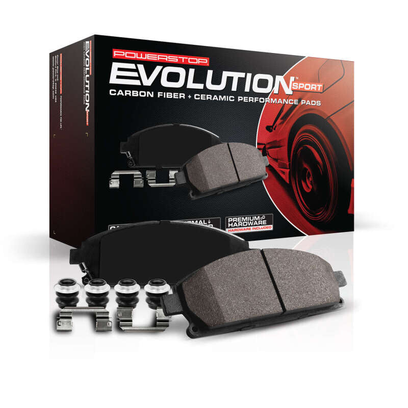 Corvette C8 Z51 Power Stop Rear Z23 Evolution Sport Brake Pads w/Hardware Z51 2020-2024