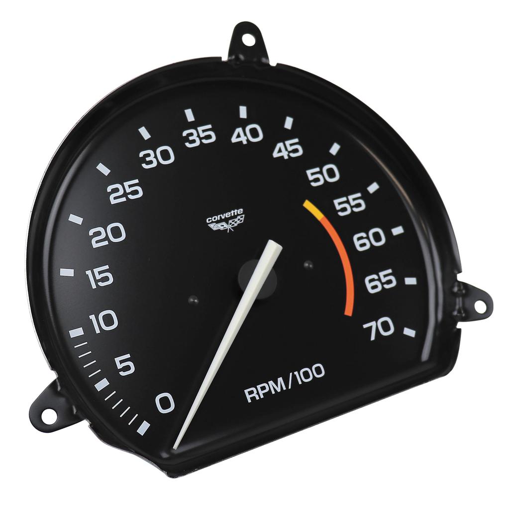 C3 1978-1979 Corvette Tachometer, L48 Red Line 5500