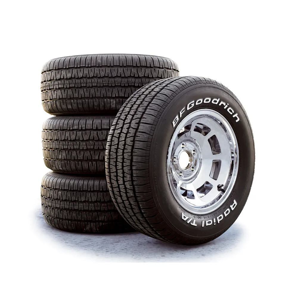 C3 1978-1982 Corvette YJ8 Chrome Plated Aluminum Wheel Set W/BFG Radial T/A 255/60R15 Tires
