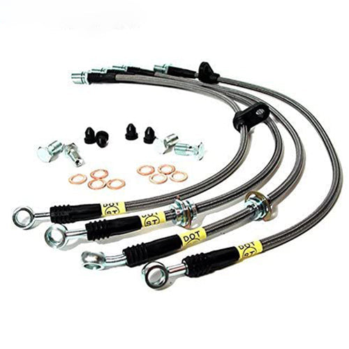 Corvette Brake Lines - Stainless Steel (Set) : 2005 - 2013 C6 Base