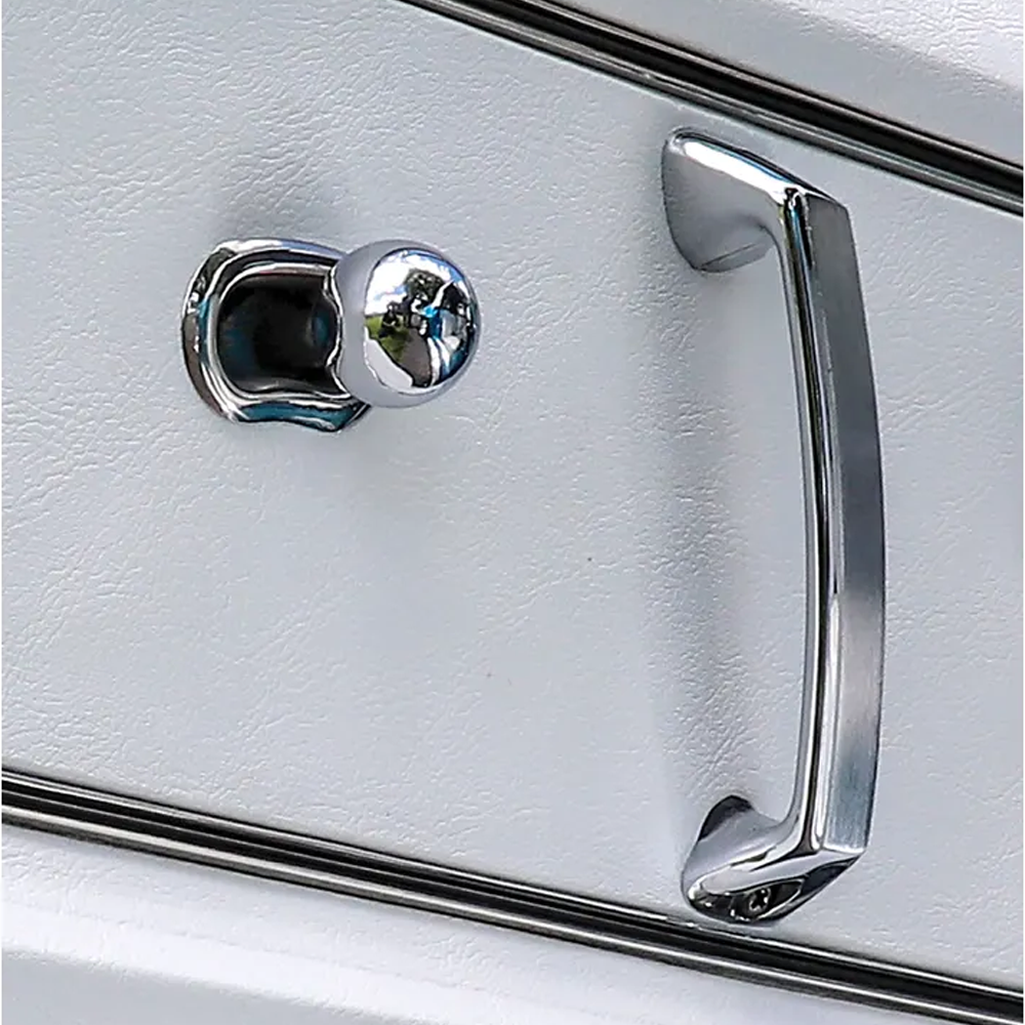 C2 1964-1967 Corvette Door Balls - Inside Opening - Chrome - Metal