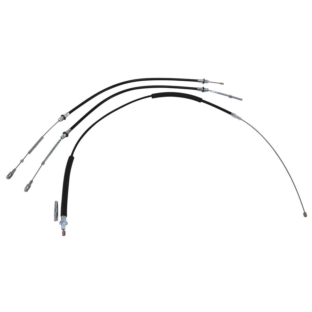 C4 1984-1987 Corvette Park Brake Cable Kit - Front and Rear - 3pcs