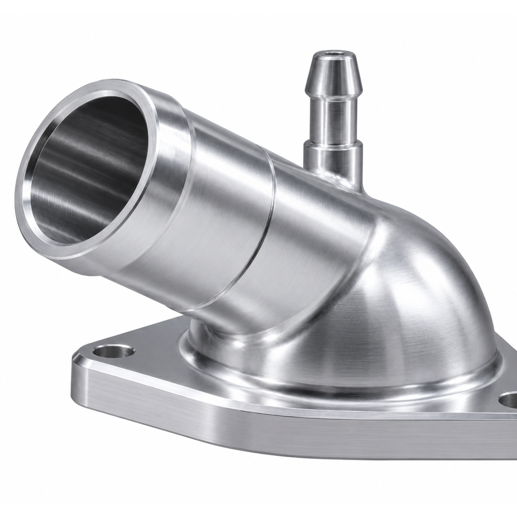 Granatelli Billet Thermostat Housing with 160°F Thermostat for GM LT Engines - 530160
