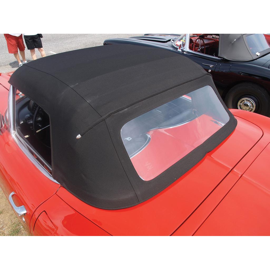 C1 1961-1962 Corvette New Complete Convertible Frame Assembly W/Black Stayfast Top