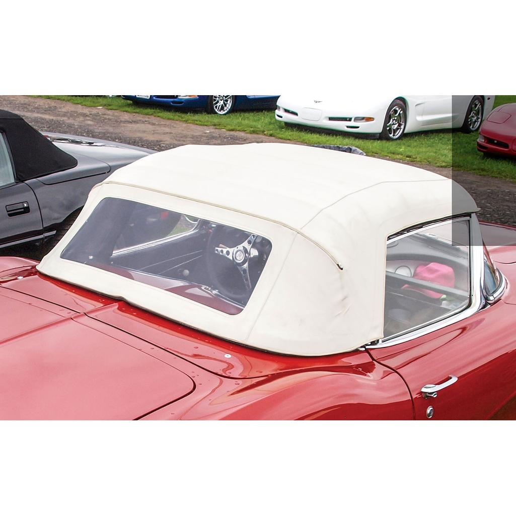 C1 1961-1962 Corvette New Complete Convertible Frame Assembly W/Stayfast Top - White