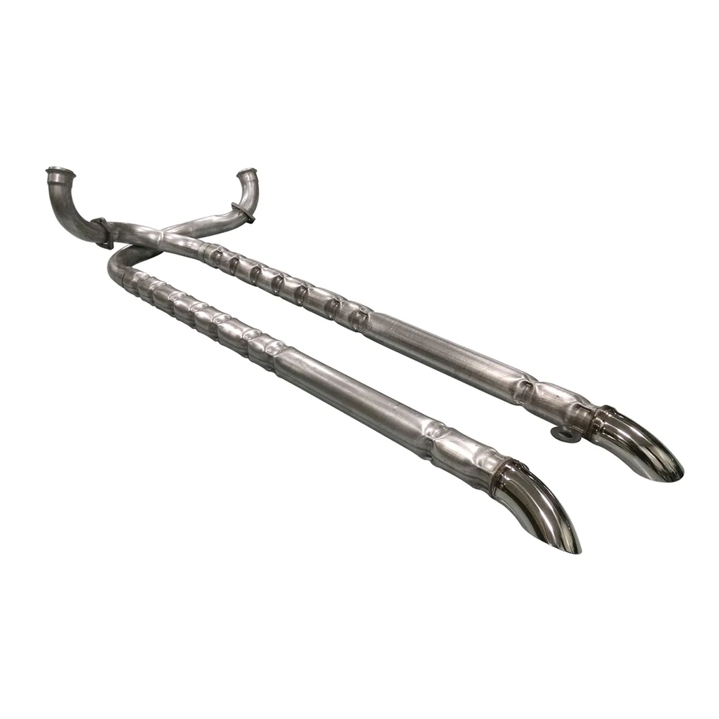 1963–1967 Chevrolet Corvette Sweet Thunder Side Exhaust Kit – Mild Loud Aluminized Pipes W/2" Manifold