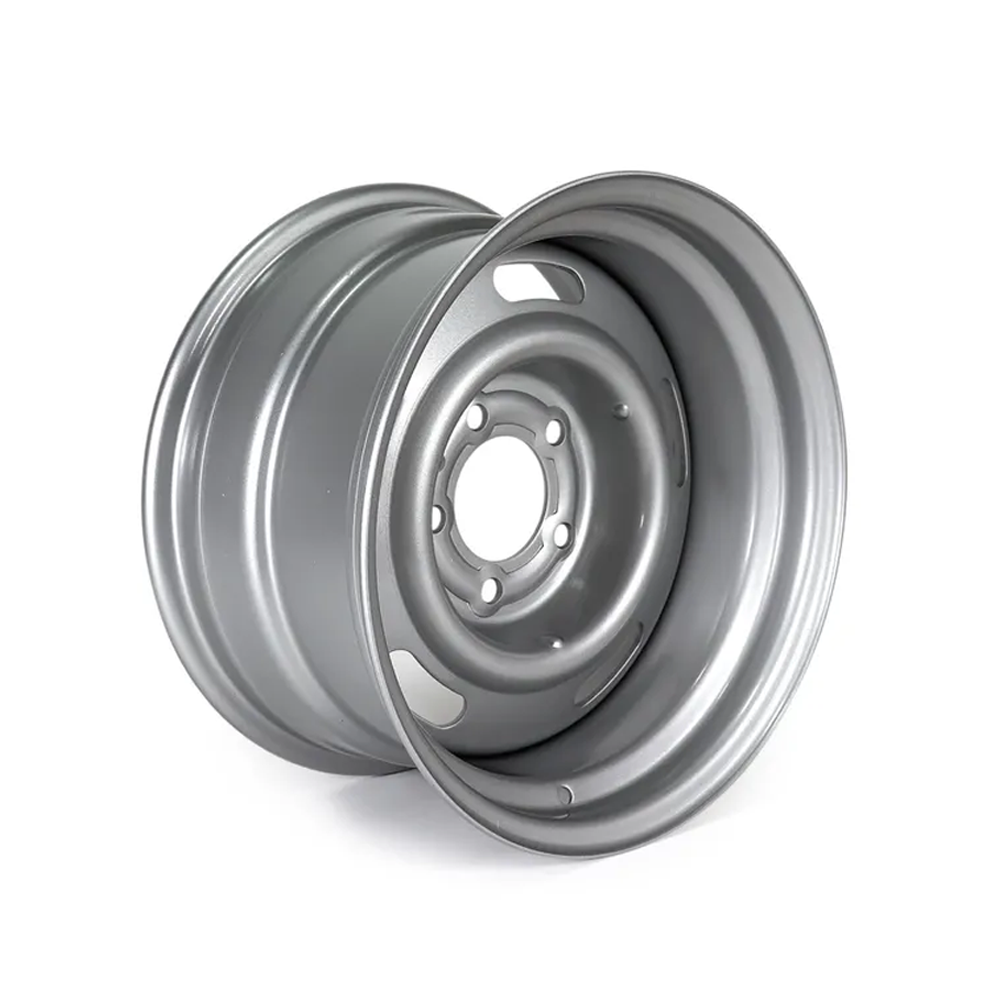 C3 1969-1982 Corvette 15"x8" Rally Wheel - OE Spec - Steel - Silver